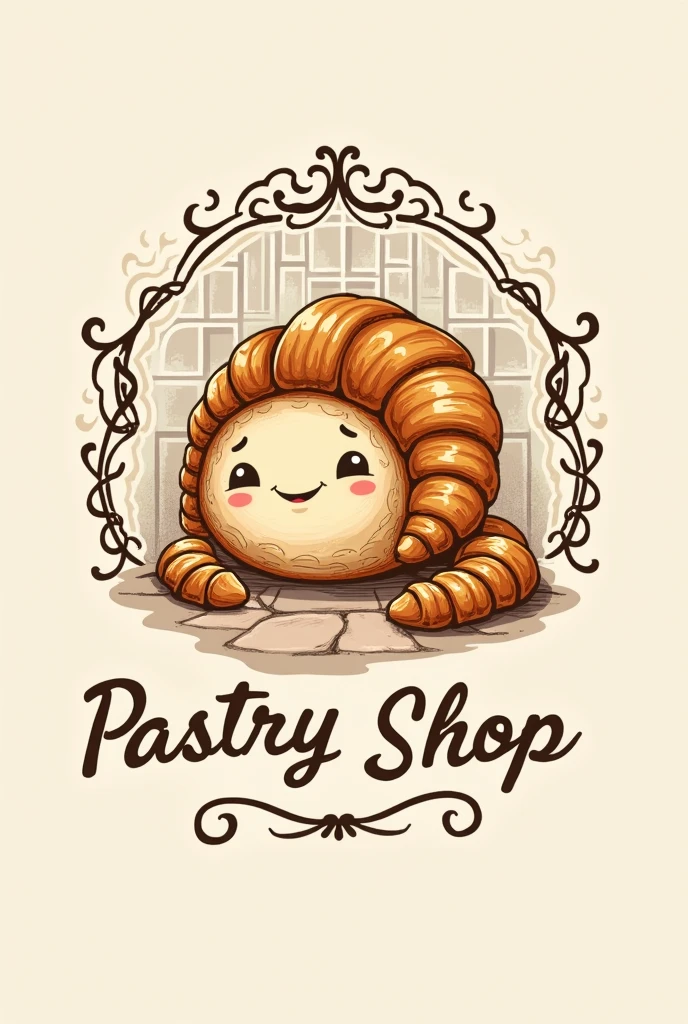 A logo for a pastry shop