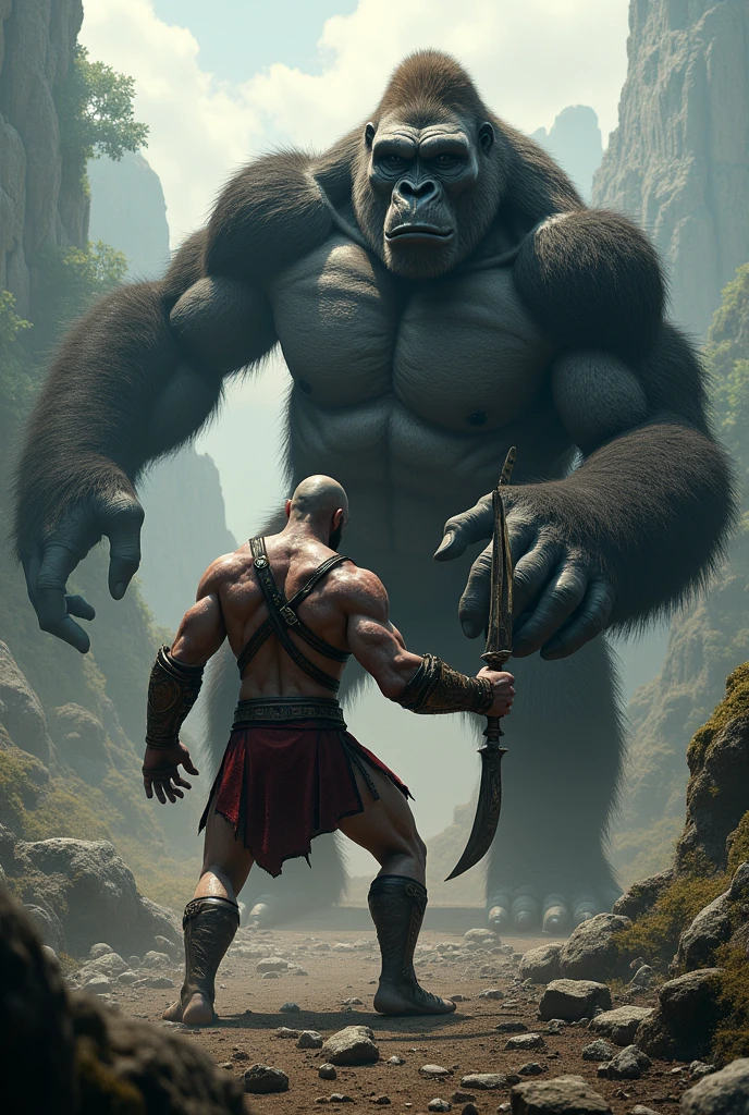 kratos contra king kong