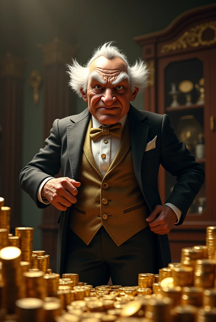 uncle scrooge villain billionaire gold dollar 