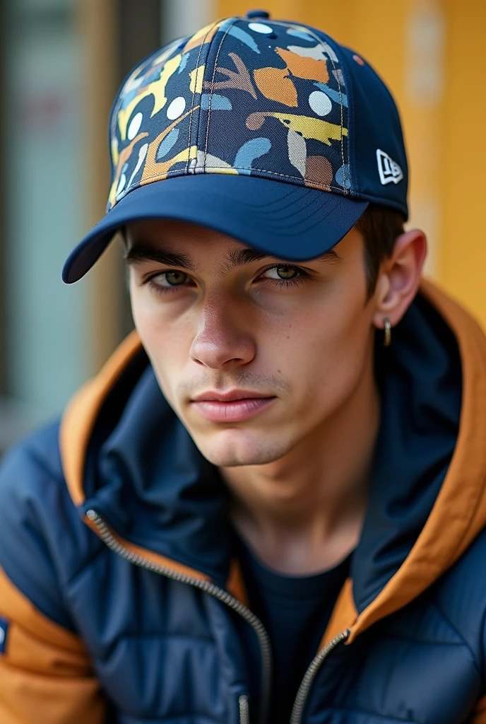 Cap with a design that can be sold