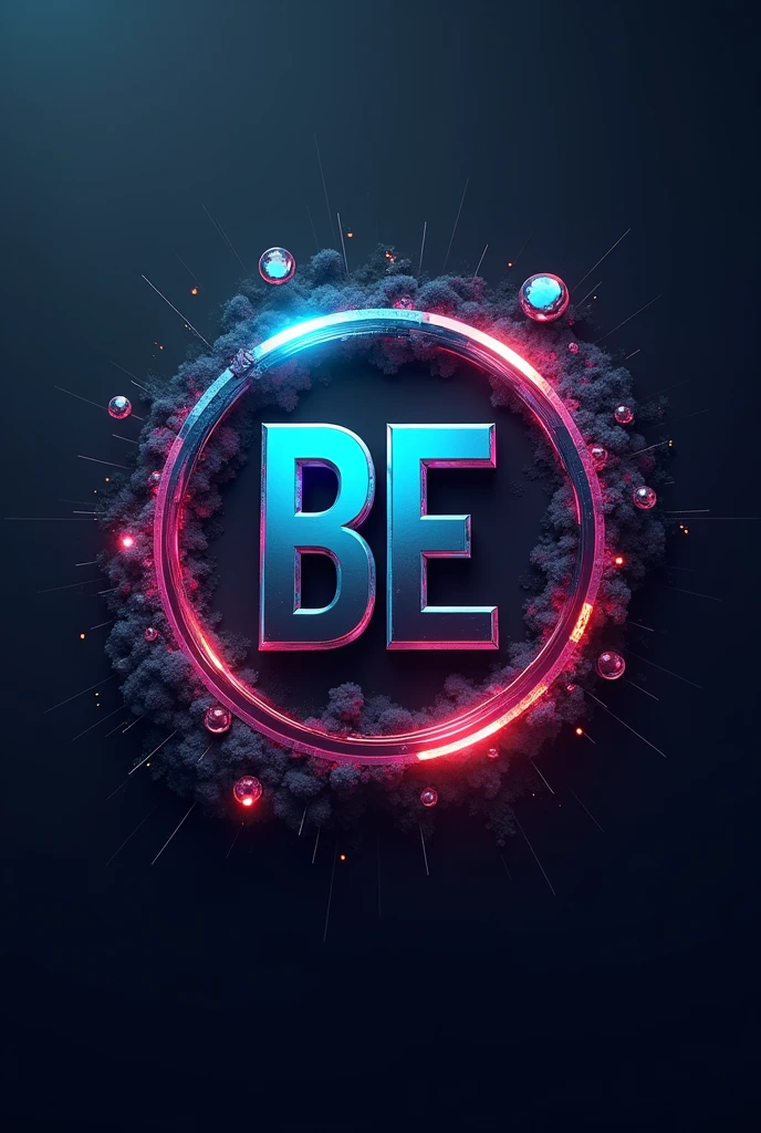 Create a logo for a music channel, the name is BeatsEClipes, I want a combination of the initials with something related to music, it must be cinematic 3D