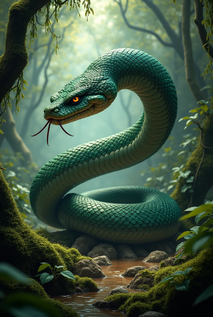 Make a hunting snake