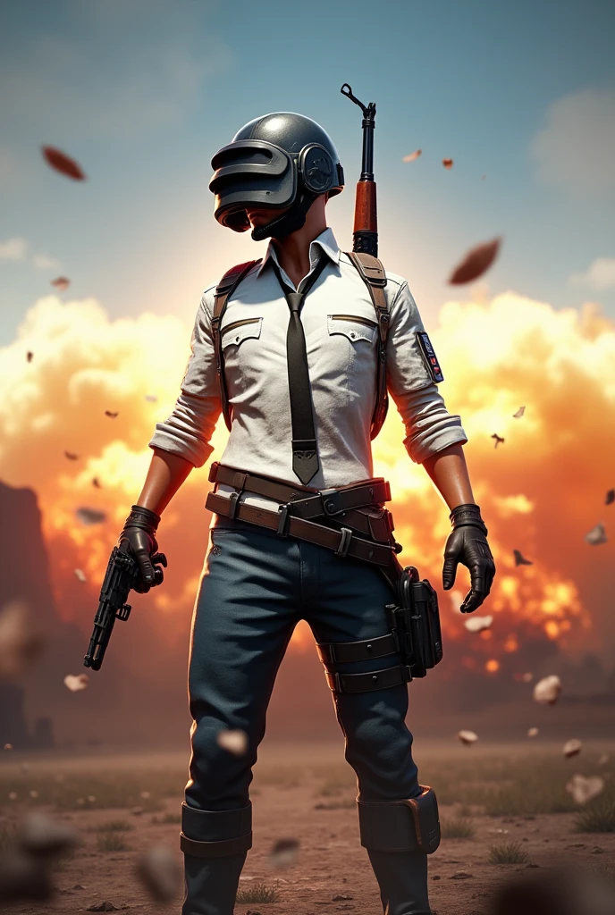 Pubg mobile Winner winner chicken dinner landscape m416 miramar erangel
