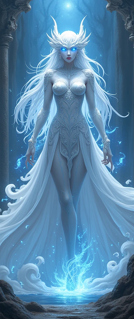 Monster of Yu-Gi-Oh, Blue-eyed white dragon woman