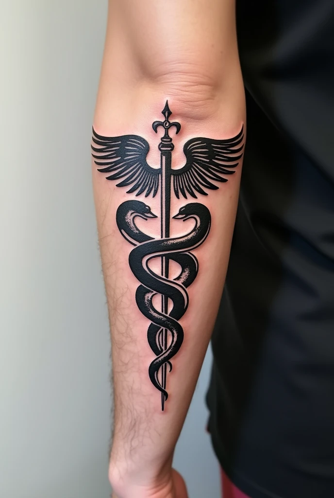 Tattoo that matches accounting sciences CADUCEU