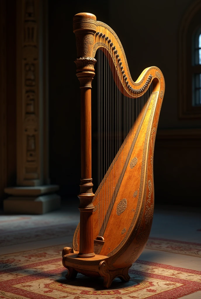 generates an image of the Ancient Harp (3500 a.c. - 500 d.c.)