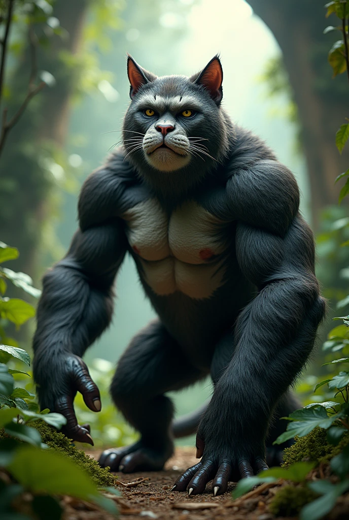 A cat-gorilla hybrid
