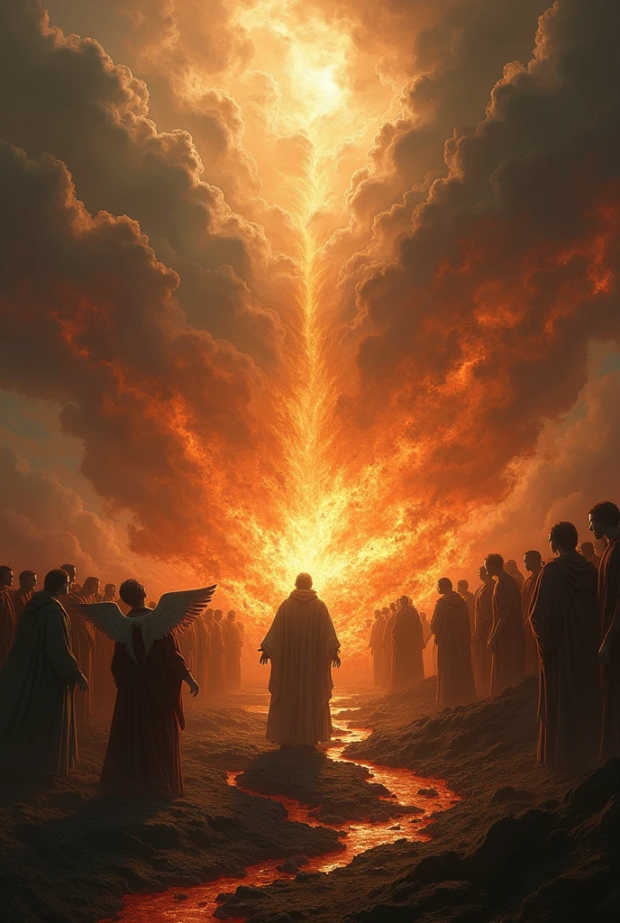 Create images with this text:
Just as the tares are gathered and burned in the fire, so it will be at the end of this world.
41 The Son of Man will send his angels, and they will gather out of his kingdom everything that causes offense, and those who commit iniquity.
42 And they shall cast them into the furnace of fire; there will be weeping and gnashing of teeth.
43 Then the righteous will shine like the sun, in the kingdom of his Father. Who has ears to hear, Listen.