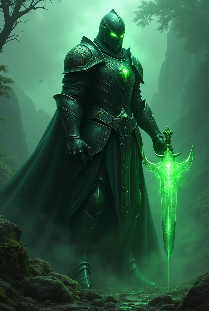 Shadow knight of the green emerald