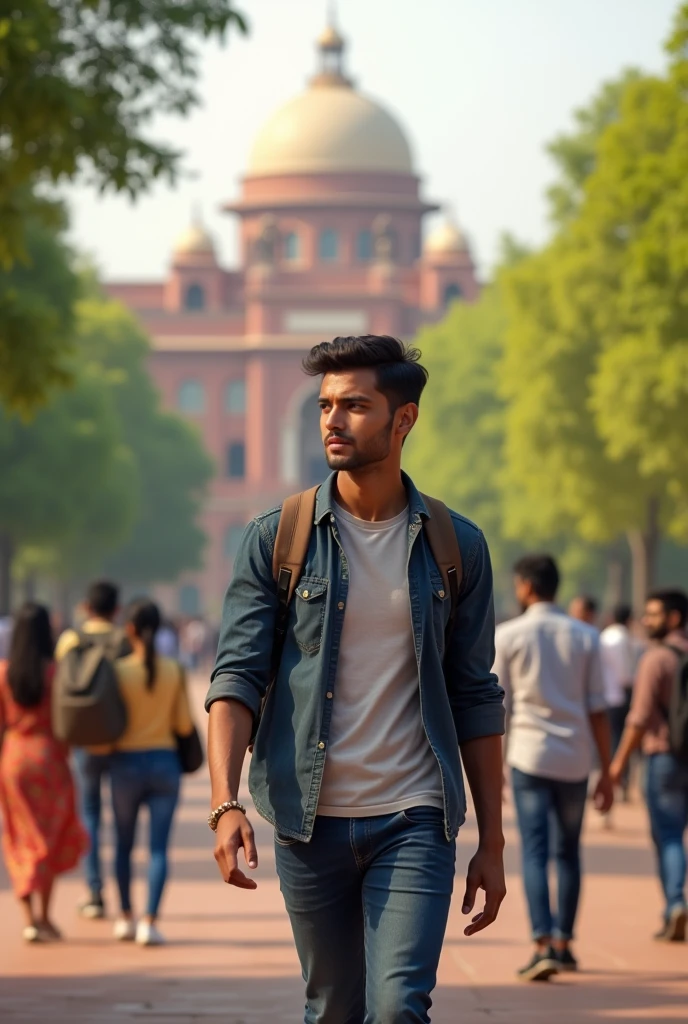 दिल्ली ke ek mashoor collge me padhne wala ek middle class ghar ka ladka but smart and handsome name vishal