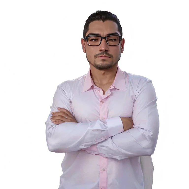 a close up of a man with glasses and a pink shirt, carlos ortega elizalde, vitor maristane, André Rios, rise of henry, Herald Ortega, reddit post, by Alejandro Obregón, Eduardo Rucha, juan diaz channels, CEO, eloymorales, christian orrillo, by Pablo Carpio, julian calle