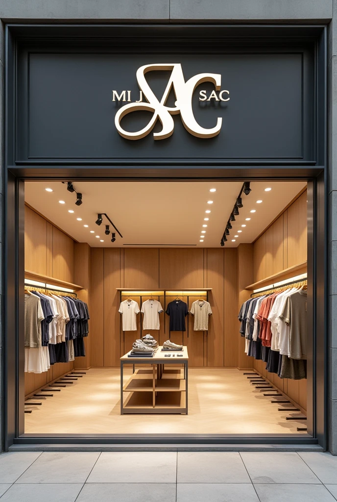 Create a store that sells YOUTH polo shirts for women, its full name MIJERO SAC intertwined letters, but a store with no images of people, that one is pretty, just the name in front