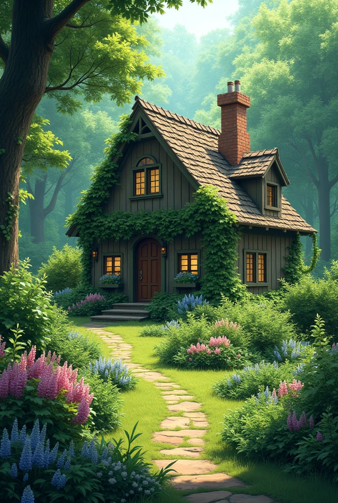 small house greenery separately