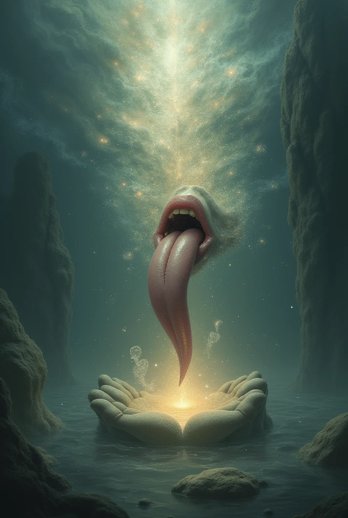 which gives edge to the tongue that proclaims the link between the flesh and divine reason..