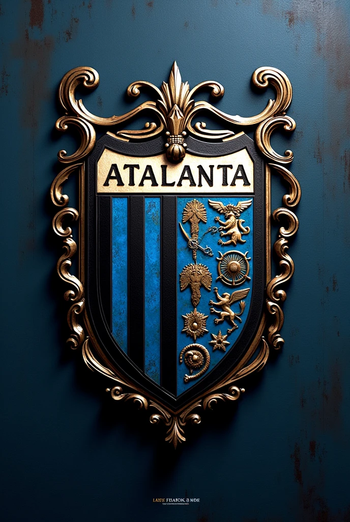 Atalanta football team&#39;s shield from Italy that is realistic 
