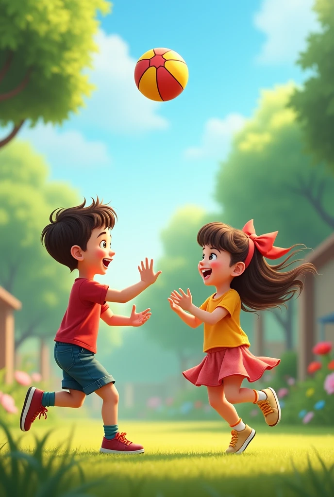 playing ball t