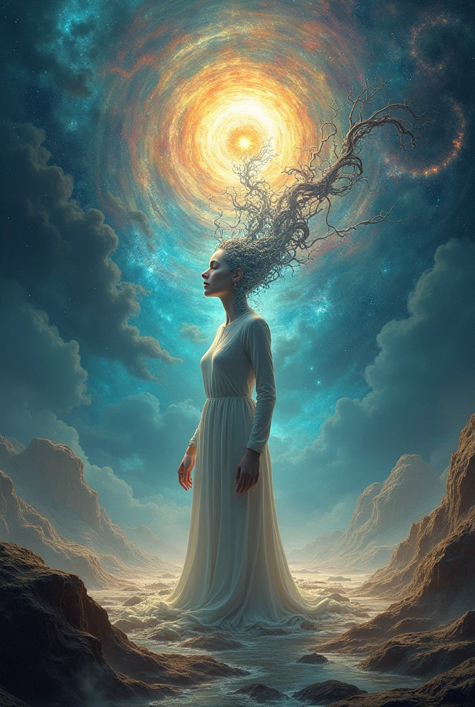 the warping that eternalizes the miracle of the one who looks.