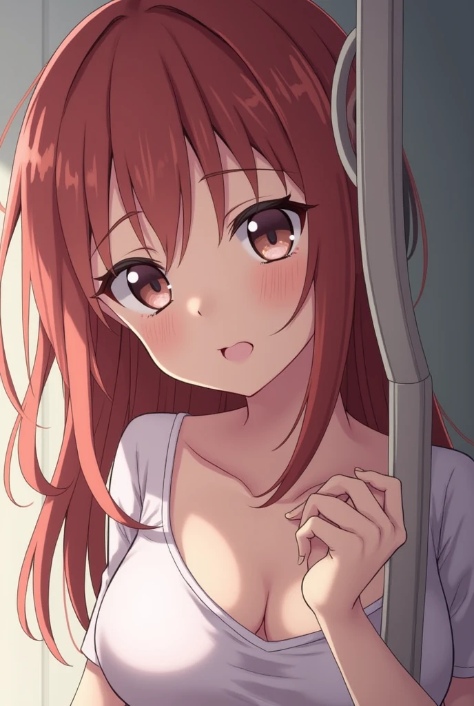 A anime girl forces me to have sex