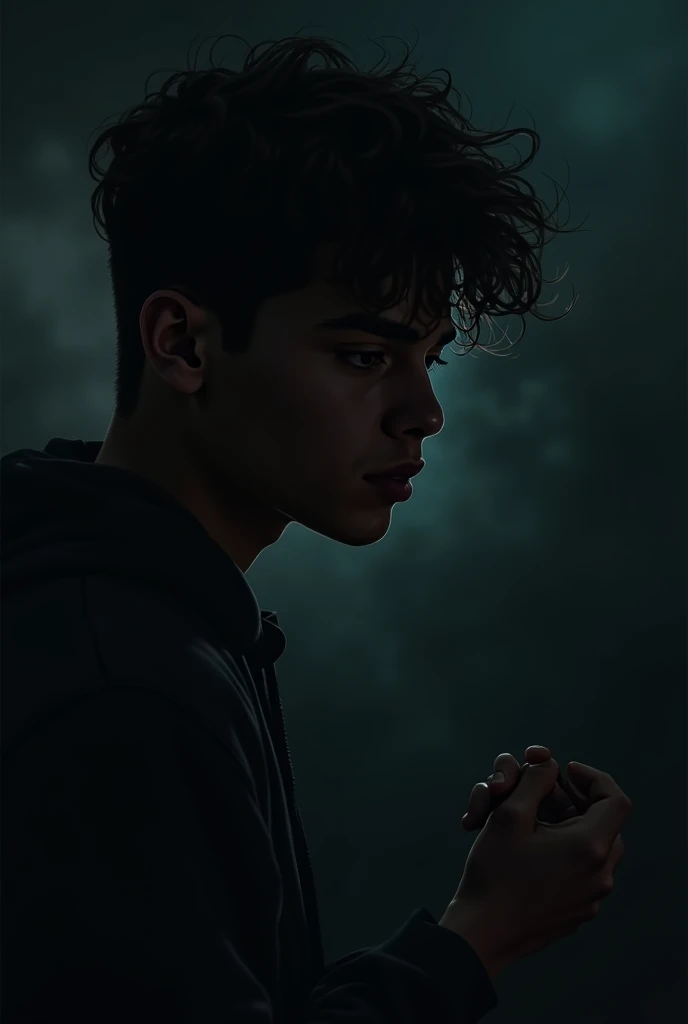 Make a rap to a boy who is struggling in life 

Make image like hide face in shadows 