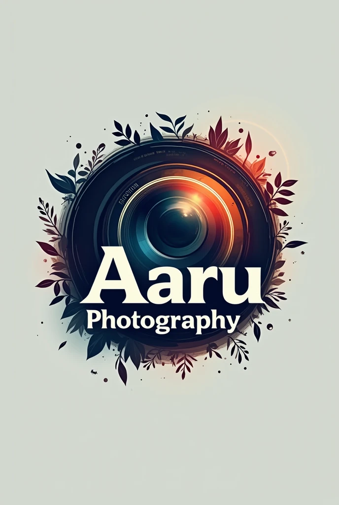 A logo for a PHOTOGRAPHY named aaru photography