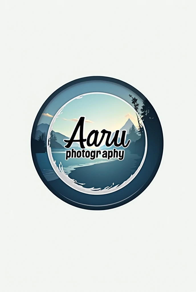 A logo for a PHOTOGRAPHY named aaru photography