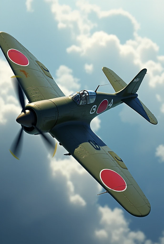 ww2, Fighter, 1 machine, ki-44, realistic,