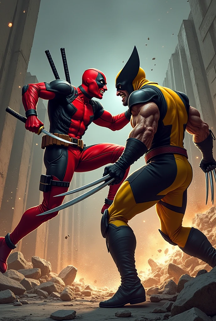 Deadpool s Wolverine fight
