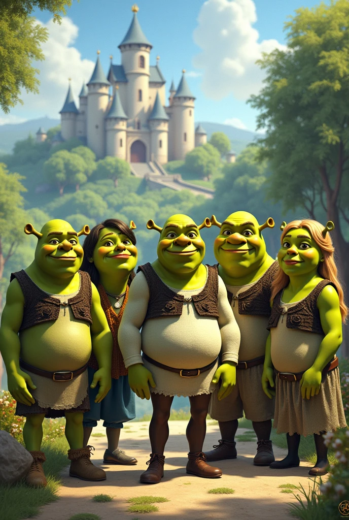5 Sherk Fionas and 1 Prince Charming