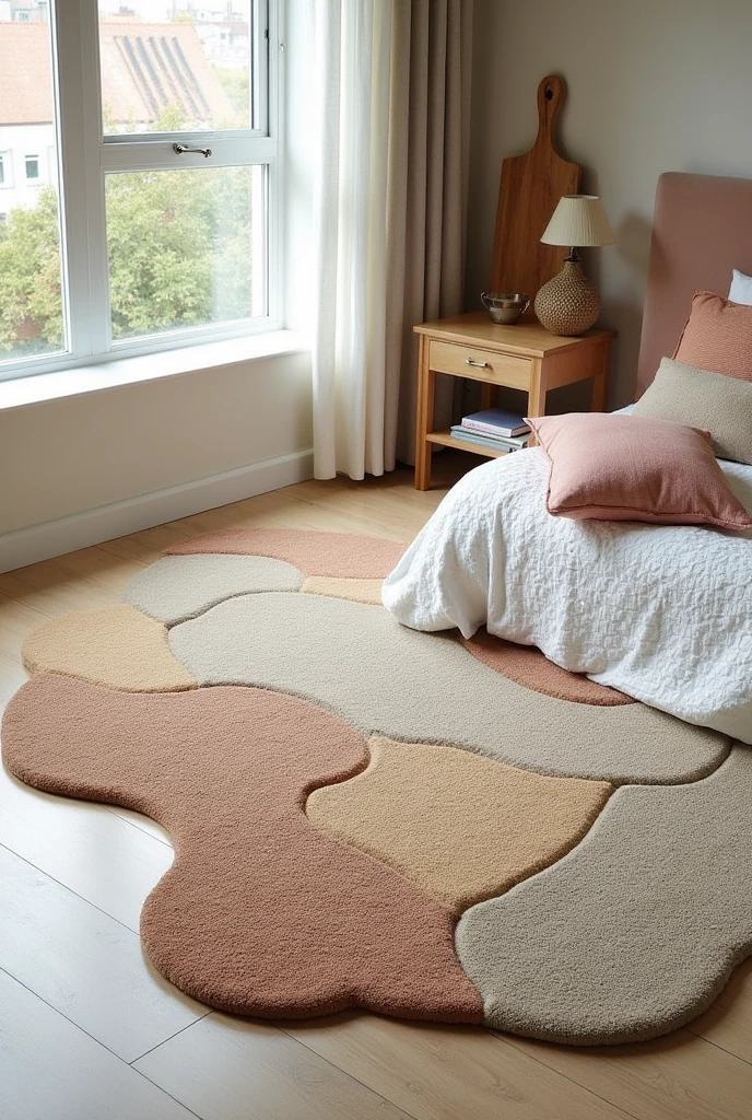 Irregular Shaped Tufted Custom Rug Handmade Area Rug Carpet for Home, Bedroom, Living Room, ???