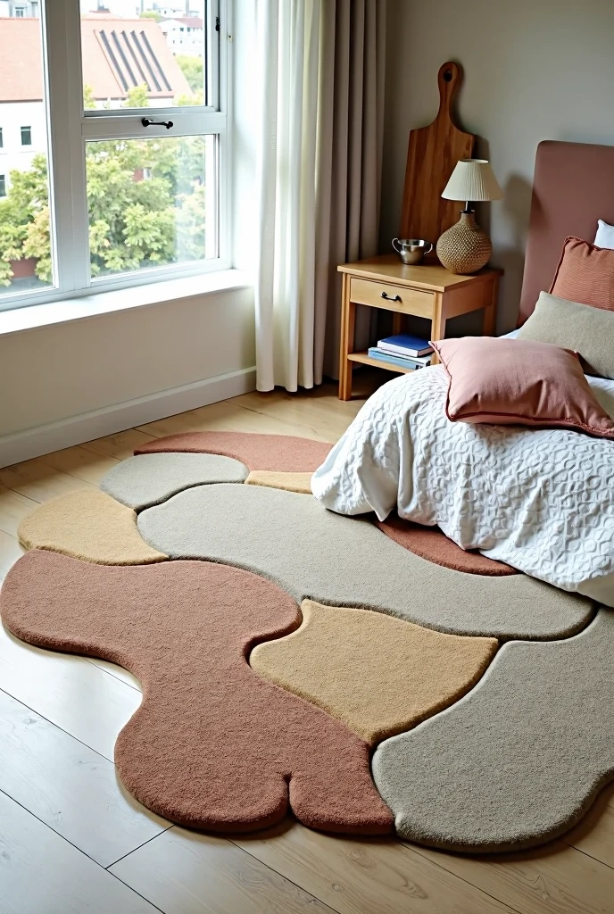 Irregular Shaped Tufted Custom Rug Handmade Area Rug Carpet for Home, Bedroom, Living Room, ???