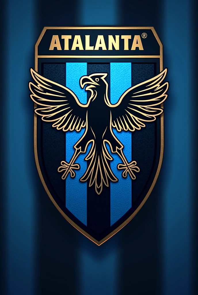 Atalanta football team crest from Italy 2024-2025