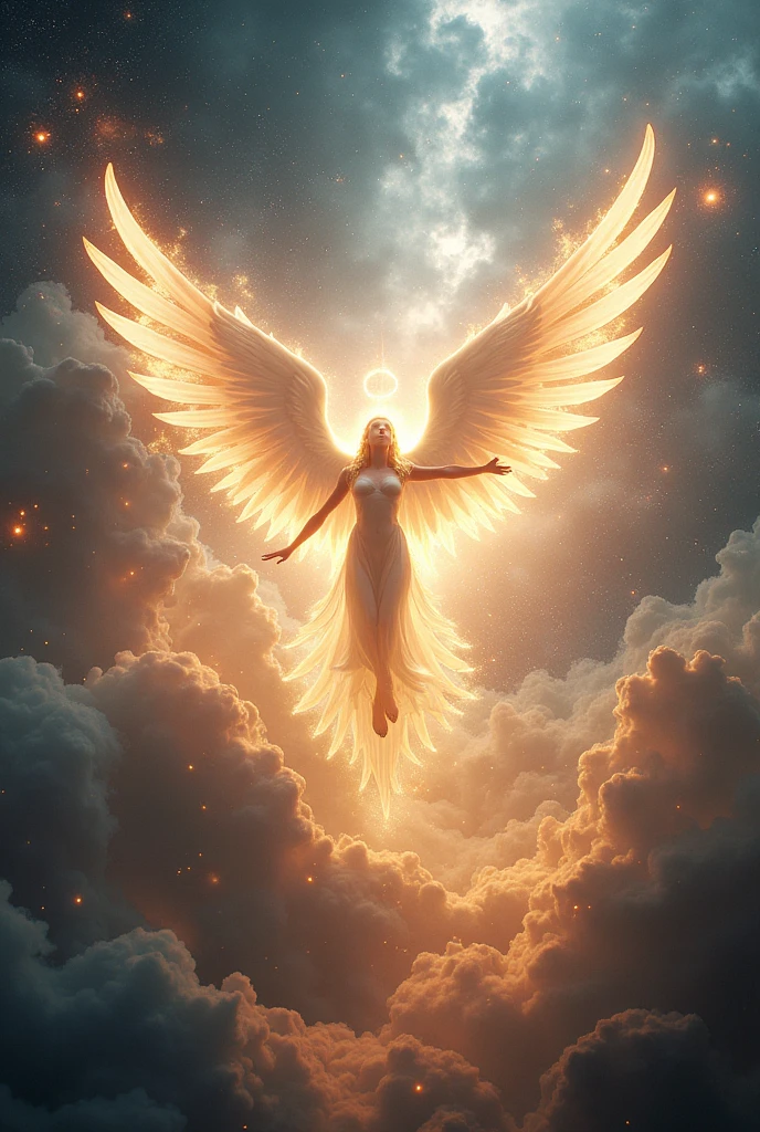Create complete 3D universe with heavenly angels