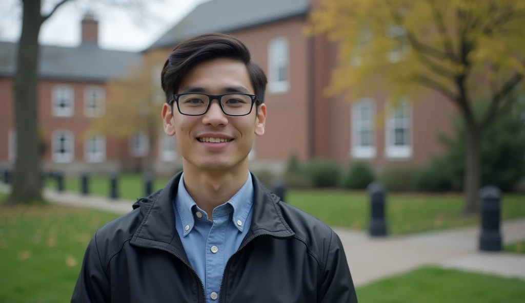 A successful student from Continental University speaking to the camera about his experience at the university, interspersed with images of his current work in radio and television