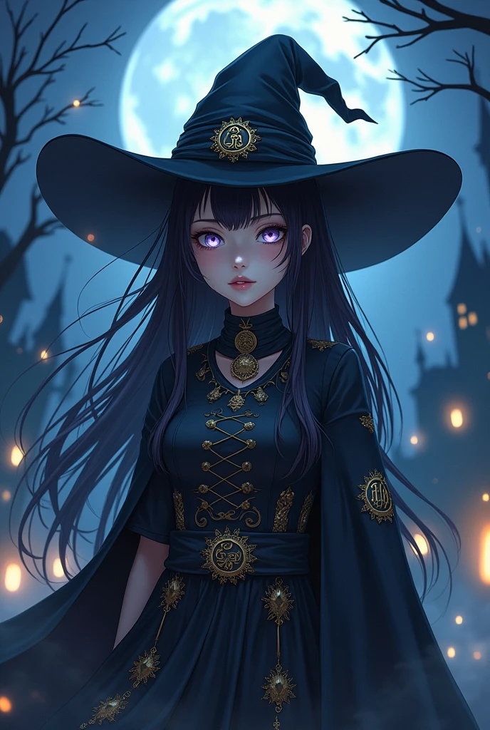 Halloween witch anime