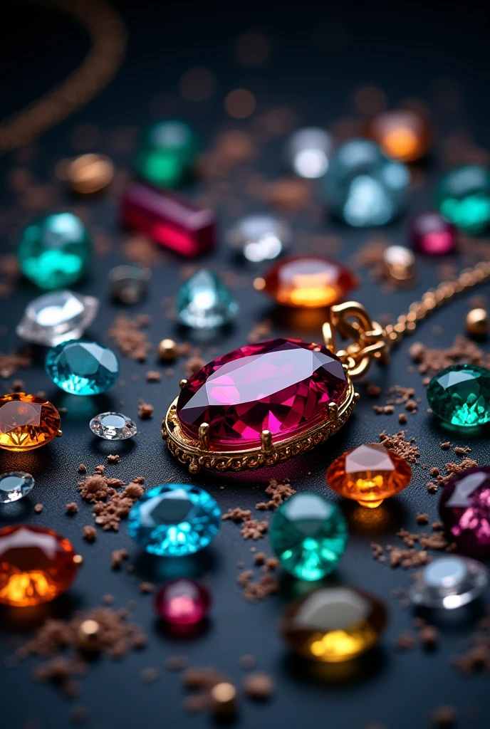 an image of the raw materials of a jewelry