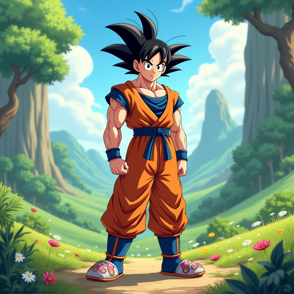 Goku's slippers