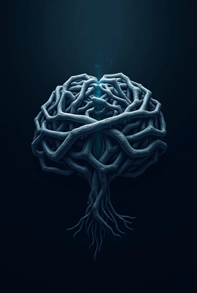 Logo for EEG-based autism project (based on a spider web made of arms, more like a brain)