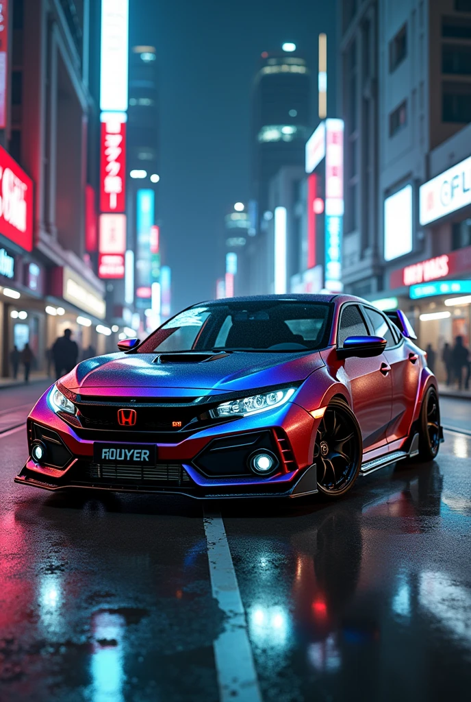 Generates a hyper mega tuned Honda Civic
