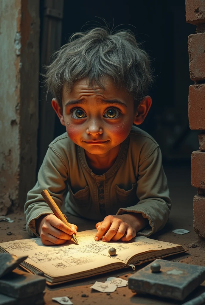 Poor person but with many ideas