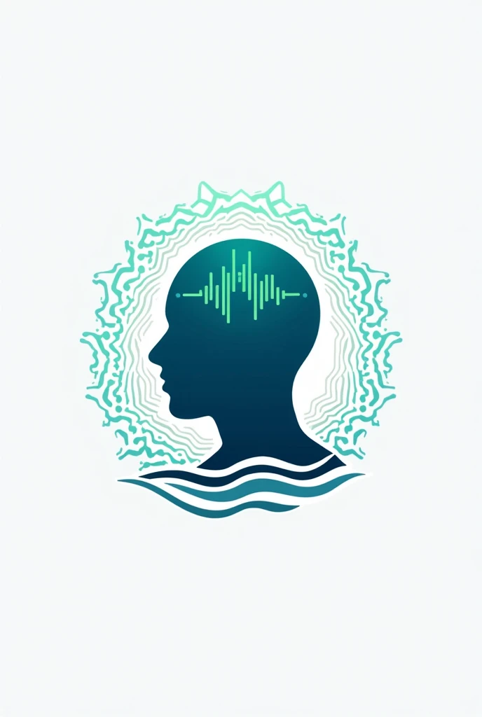Logo for an autism diagnosis project based on electroencephalography