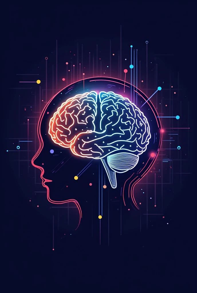Logo for an autism diagnosis project based on electroencephalography (but cool, less serious)