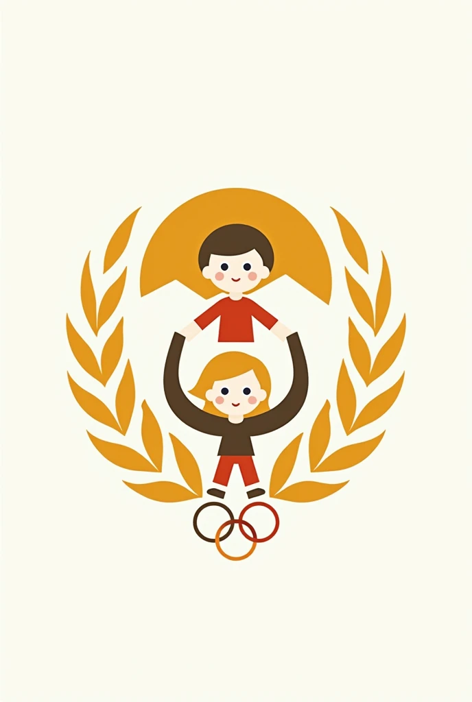 Create a logo for an Olympic NGO that donates toys to children's orphanages