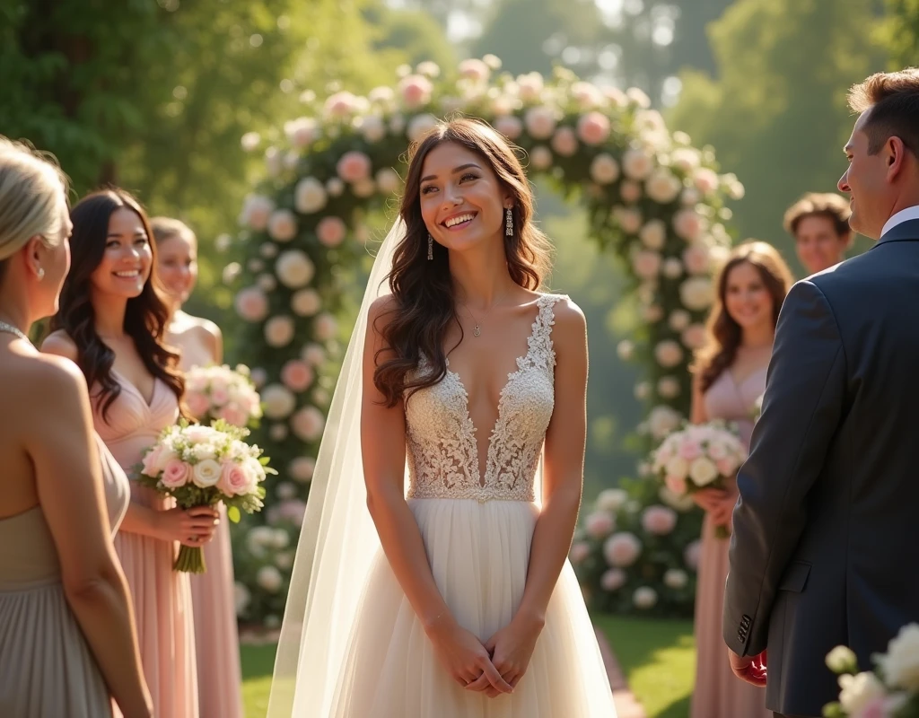 woman getting married