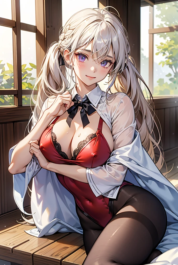 ((masterpiece)), ((Best quality)), (high resolution), (illustration), (an extremely delicate and beautiful), (ultra detailed beautiful face and eyes), nsfw, 1girl, leaning forward, YukineChris, long hair, purple eyes, twintails, low twintails, ahoge, large breasts, fishnet pantyhose, red a bow tie, volumetric lightning,
detailed skin texture, detailed, volumetric shadow, anime screencap,Highest quality, Sorceress, ancient babylonian nobility, ((tan skin:1.2)), (brown skin color),Long hair, twin braids, hair ornament, wine colored hair, smile, Below average size breasts, bare shoulders, (underboob:0,Red leotard)clothes get torn、Cross your arms,front、Leg spread、Groin、bikini、Two Piece、Yukine Chris、Bi、紺Bi、Wet、On the skin、Wet condition、Wet_shirt,Wet _underwear、tear_underwear
8K, masterpiece, Best_quality, high_resolution, ultra_details, detailed, 1girl, 独奏, looking_at_viewer, upper_body, braid, blurry, bangs, white_hair, blurry_background, cchurch, Blue_dress、hair_ribbon, hair_between_eyes,
sidelocks,depth_of_field,light_particles,sun_shine,snow、french_braid, Alphonse Mucha Style, sharp focus, perfect hands, perfect face, perfect eyes, perfect light, dynamic light, natural light, Masterpiece, Best quality, Lying down、sleep