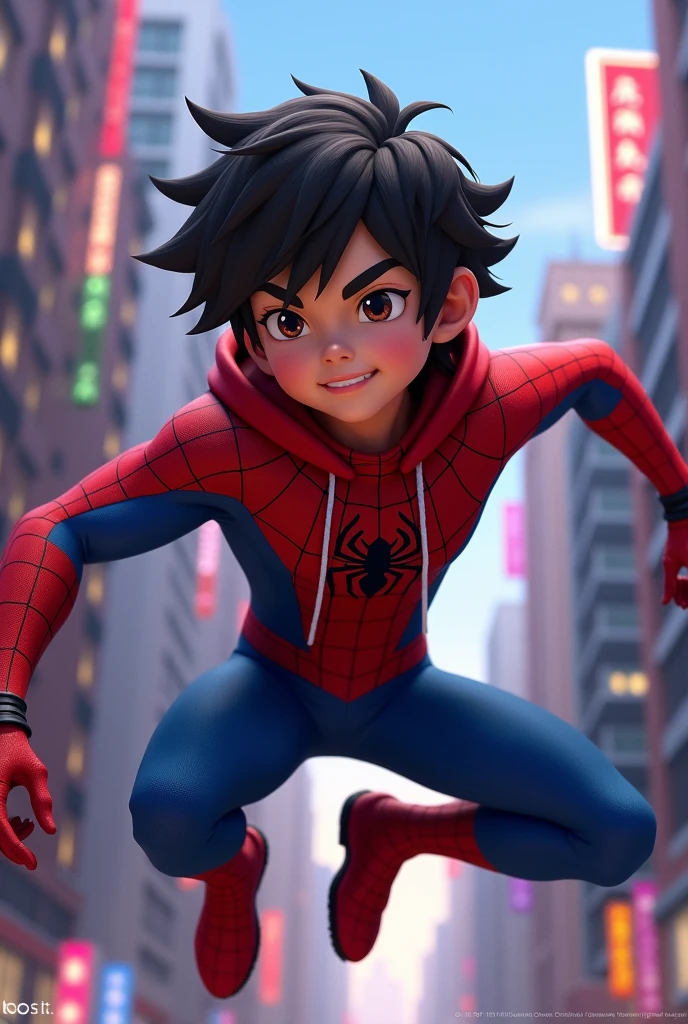 Mix tadashi and spiderman