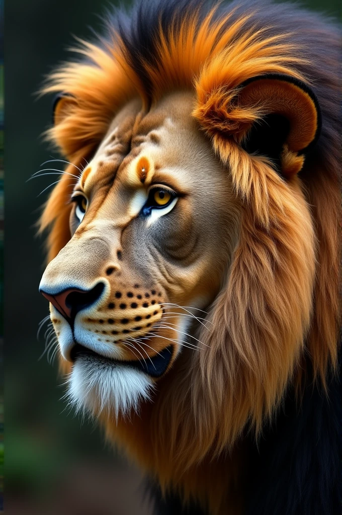 ((best quality)), ((masterpiece)), (detailed), perfect face a lion 