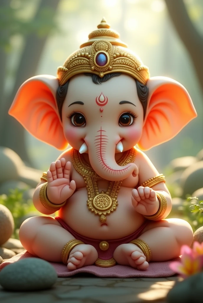 God cute ganesh photo