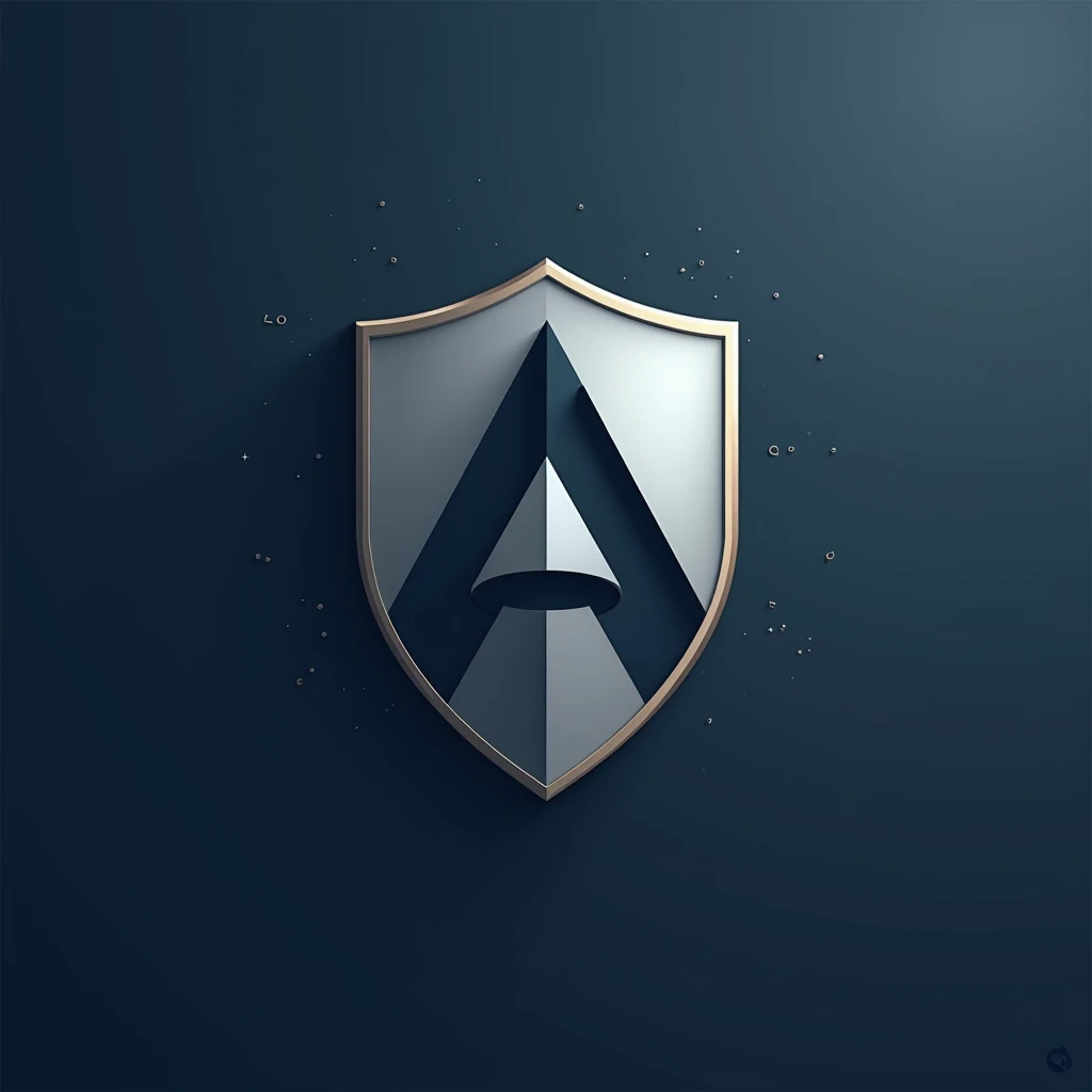 A modern shield for the accounting career, that reflects the values of accounting, I want to win a contest, make it type which was made by coreldraw