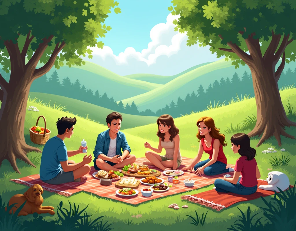 picnic with what else?