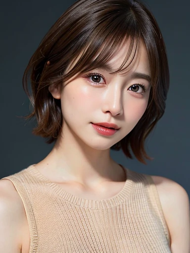 Highly detailed face and skin texture、
Fine grain、
Photorealistic rendering、
Subsurface scattering、
High-resolution facial features、
Micro skin details、
Natural skin tones、
Soft shadows and highlights、
(Ultra-realistic), (shape), (High resolution), (8k), (High resolution), (Best shape), (Beautiful details), (Highest quality), (Very detailed), (masterpiece), (wallpaper), (Detailed face),Sweaty,Close-up on chest,short hair,Plus Size、Sleeveless sweater only, Japanese, Underbust, (Camel Toe)